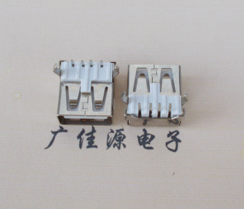 重庆USB AF母座 LCP 耐高温250度280度 环保白胶芯