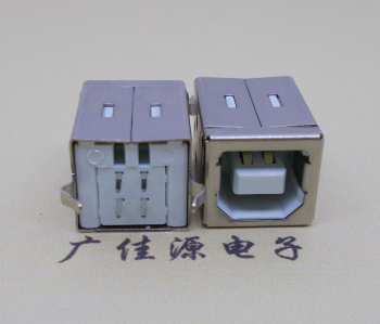 重庆USB BF180度母座 打印机接口 立式直插带赛
