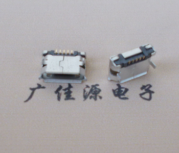 重庆Micro USB卷口 B型(无柱）插板脚间距6.4普通端子