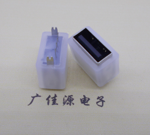 重庆USB连接器接口 10.5MM防水立插母座 鱼叉脚