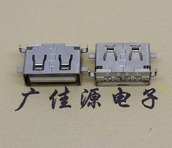 重庆USB母座 前贴后插 沉版1.1/1.9总长8.5mm大电流