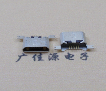 重庆MK USB B Type 沉板0.9母座后两脚SMT口不卷边