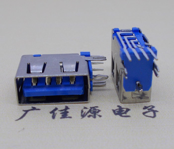 重庆USB 测插2.0母座 短体10.0MM 接口 蓝色胶芯
