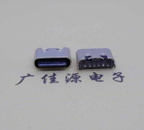 重庆Type-C6p母座短体立插5.0mm连接器