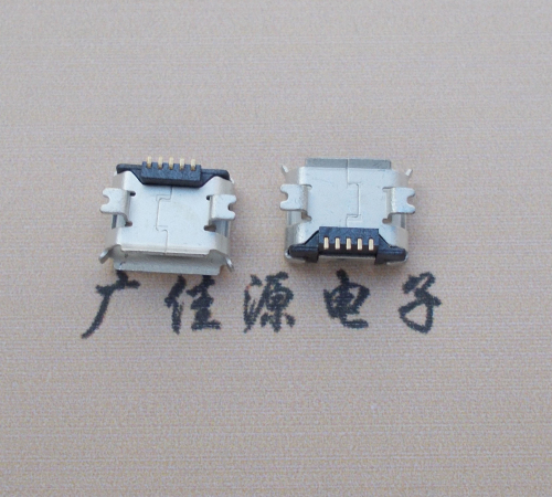 Micro USB 垫高0.9mm母座