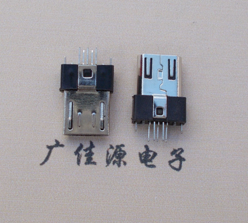 重庆MICRO USB2.0插头.带卡勾-无卡勾夹板公头
