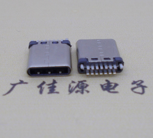 重庆type-c14p公头铆合有地线接口厚2.7mm