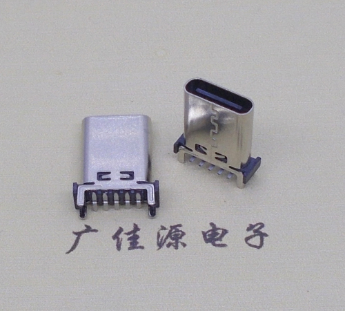 重庆type c10p母座直立式贴板H=13.10、13.70、15.0mm支持快充、数据传输