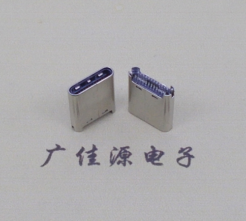 重庆TYPE-C公头24P夹0.7mm厚度PCB板 外壳铆压和拉伸两种款式 可高数据传输和快速充电音频等功能